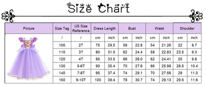 Kids Princess Costume Children Elsa Anna Halloween Dress Girl Cinderella Snow White Dress Rapunzel Mermaid Pageant Disguise