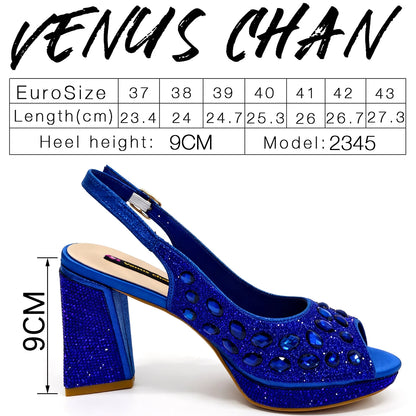 Elegant 2026 Champagne Peep Toe Heels with Diamond Accents - Luxurious Italian Design Pumps & Matching Bag Set for Parties