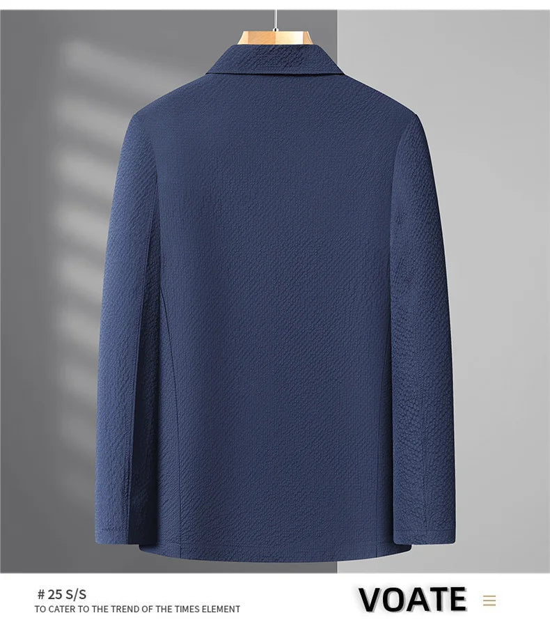 Summer new style suit jacket - Men's fashionable lightweight breathable quick-drying coat with sun protection fabric