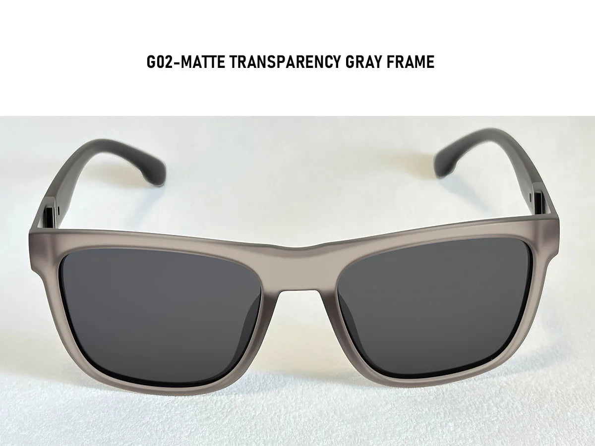 Vintage Retro Polarized Sunglasses For Men Vacation Square Sunglass Women UV400 Protection Fashion Glasses Gafas De Sol Hombre