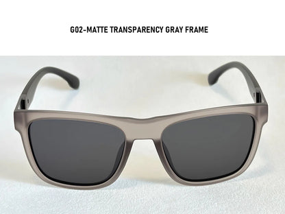 Vintage Retro Polarized Sunglasses For Men Vacation Square Sunglass Women UV400 Protection Fashion Glasses Gafas De Sol Hombre