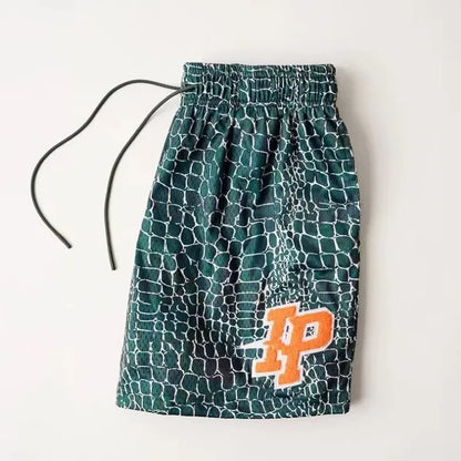Mens Clothing IP Trend Casual Shorts Summer Fitness Sports Mesh Breathable Quick Dry Short Pants Man Beach Basketball Sweatpants