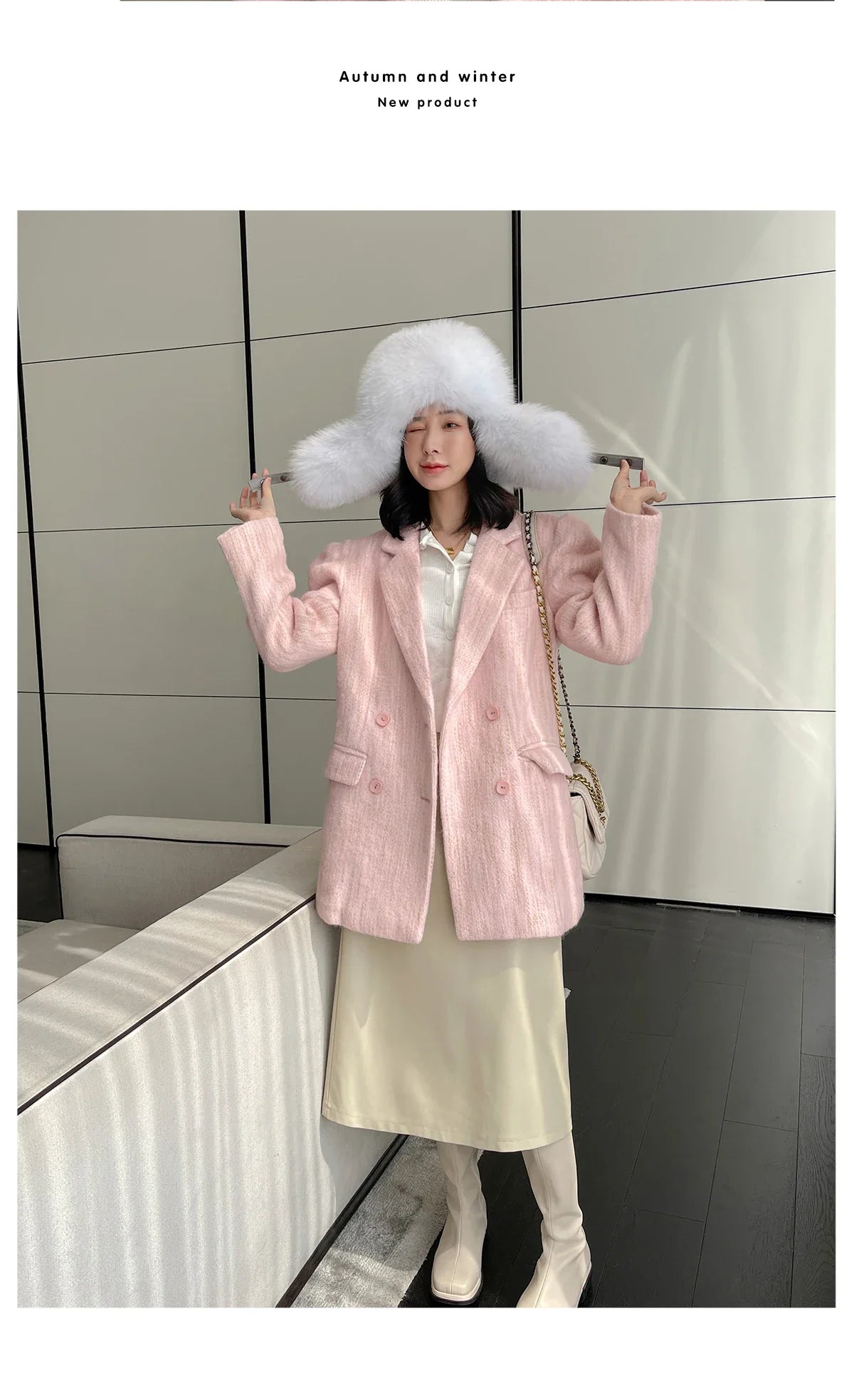 Winter Warm Real Fox Fur Hat Ear-Protecting Hats Women's Genuine Leather Windproof Fox Fur Bomber Hat Thickened Sheepskin Cap