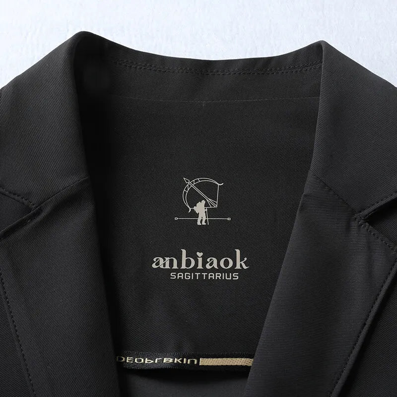 Blazer Summer Men's Casual Fashion Korean-style Business Solid Color Breathable, Lightweight and Sun-protective Clothing Blazer