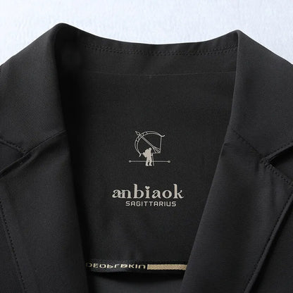 Blazer Summer Men's Casual Fashion Korean-style Business Solid Color Breathable, Lightweight and Sun-protective Clothing Blazer
