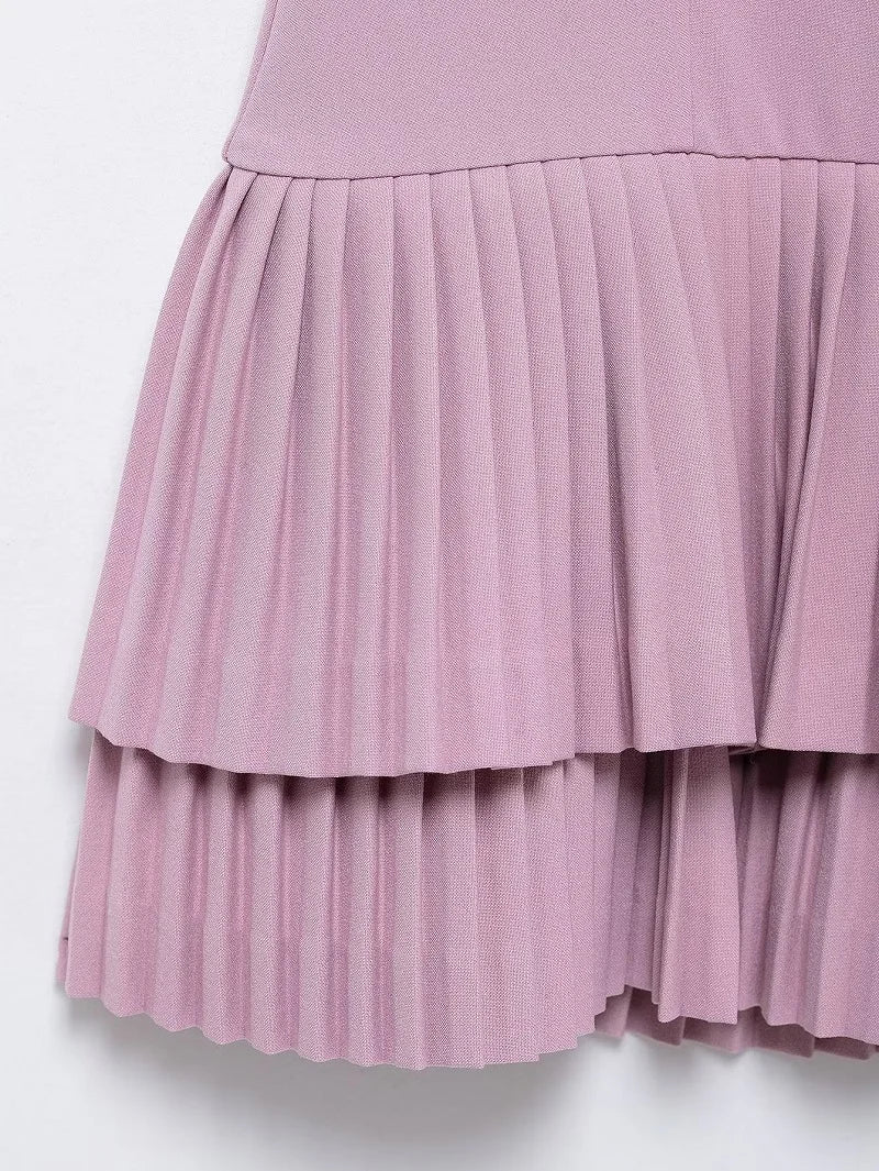 2025 Pleated Mini Dress Women Jumpsuit Backless Short Dresses for Women Straps Playsuit Dress Woman Party Women's Dress
