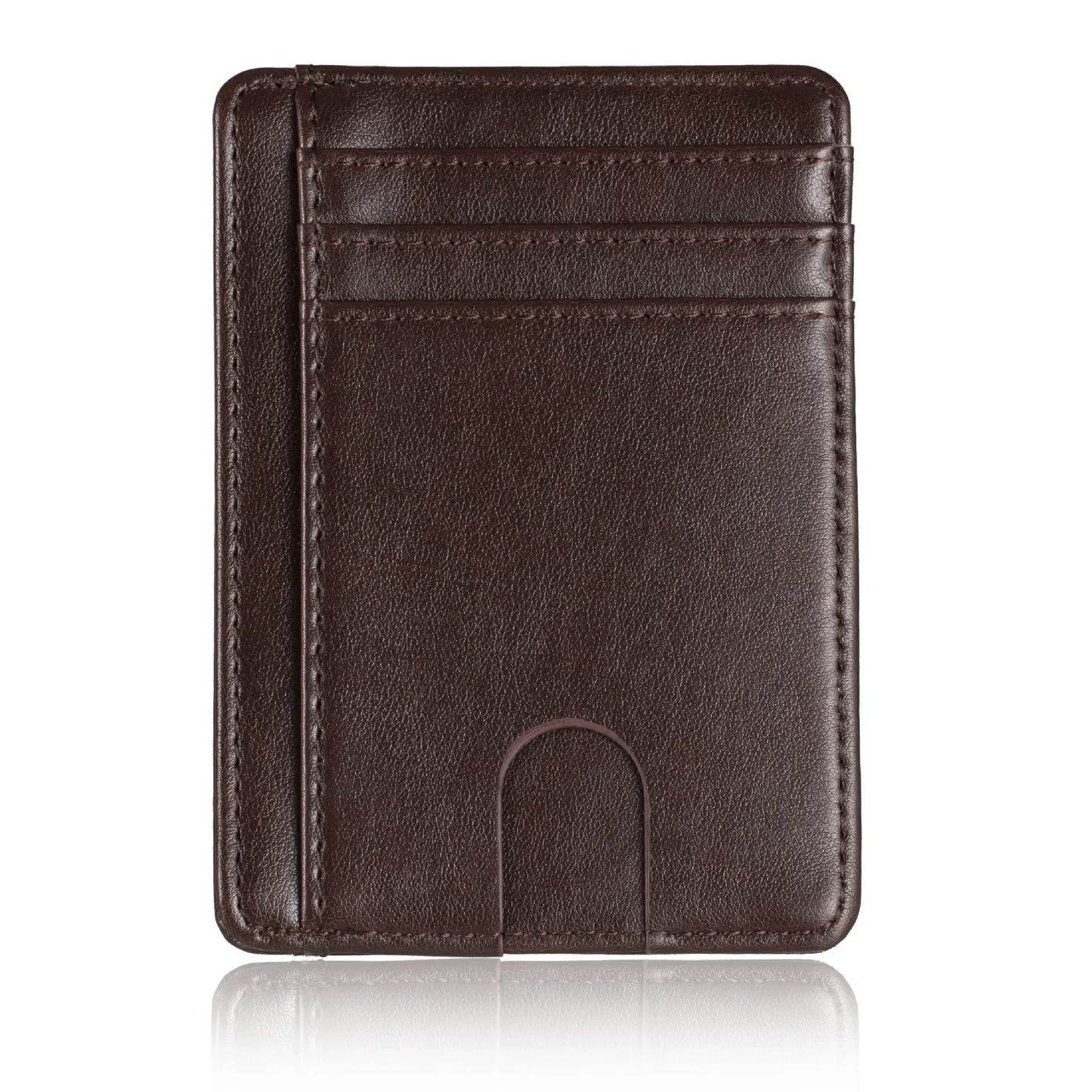 Blocking Wallet Business Card Cover for Case Super Thin Men Leather Credit Card Holder Card Travel Wallet Minimalist Wallet