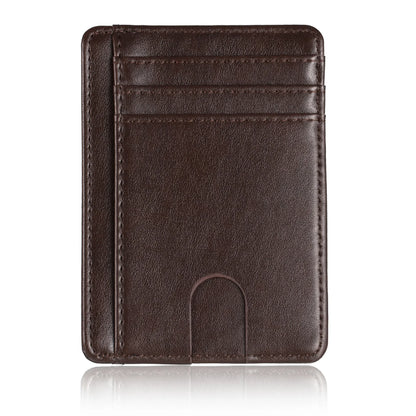 Blocking Wallet Business Card Cover for Case Super Thin Men Leather Credit Card Holder Card Travel Wallet Minimalist Wallet