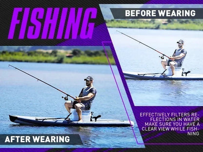 Polarized Fishing Sunglasses Sports Sunglasses for Men and Women Cycling Glasses Mountain Bicycle Riding Goggle Bike UV400