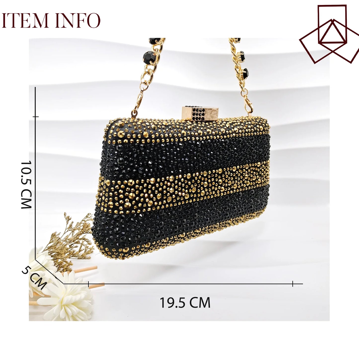 Ladies High Quality Women's Pumps Black Gold Shoes and Bag Set DURABLE OUTSOLE Italian Fashion Design For Nigeria Wedding