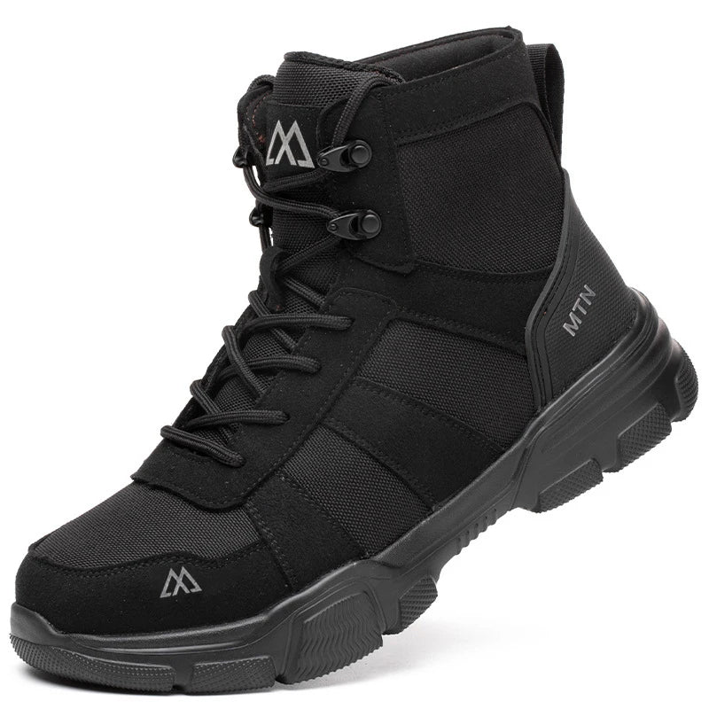 Light Breathable Protection Safety Shoes Men Steel Toe Cap Anti smash Work Shoes Anti-puncture Indestructible Man Safety Boots