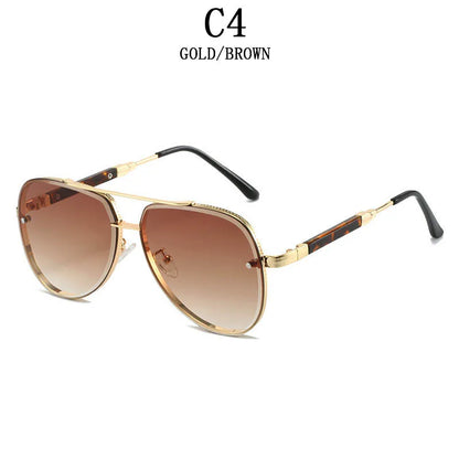 New In Sunglasses For Men Luxury Vintage Sunglasses Women Trendy Luxe Retro Oval Fashion Glasse Gafas De Sol Hombre Zonnebril