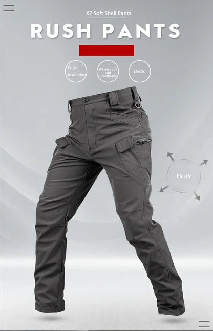 Men's Trousers Tactical Climbing Cycling Sport Winter Camp Hiking Fish Hunting Trekking Waterproof Combat Casual Pants