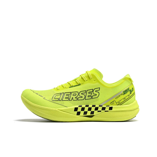 Men Carbon Plate Marathon Running Shoes Racing Shoes Professional Lightweight Technology Ultra-light Rebound Sneakers ﻿