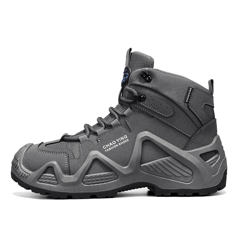 Men Tactical Boots Army Boots Mens Military Desert Waterproof Work Safety Shoes Climbing Hiking Shoes Ankle Men Outdoor Boots