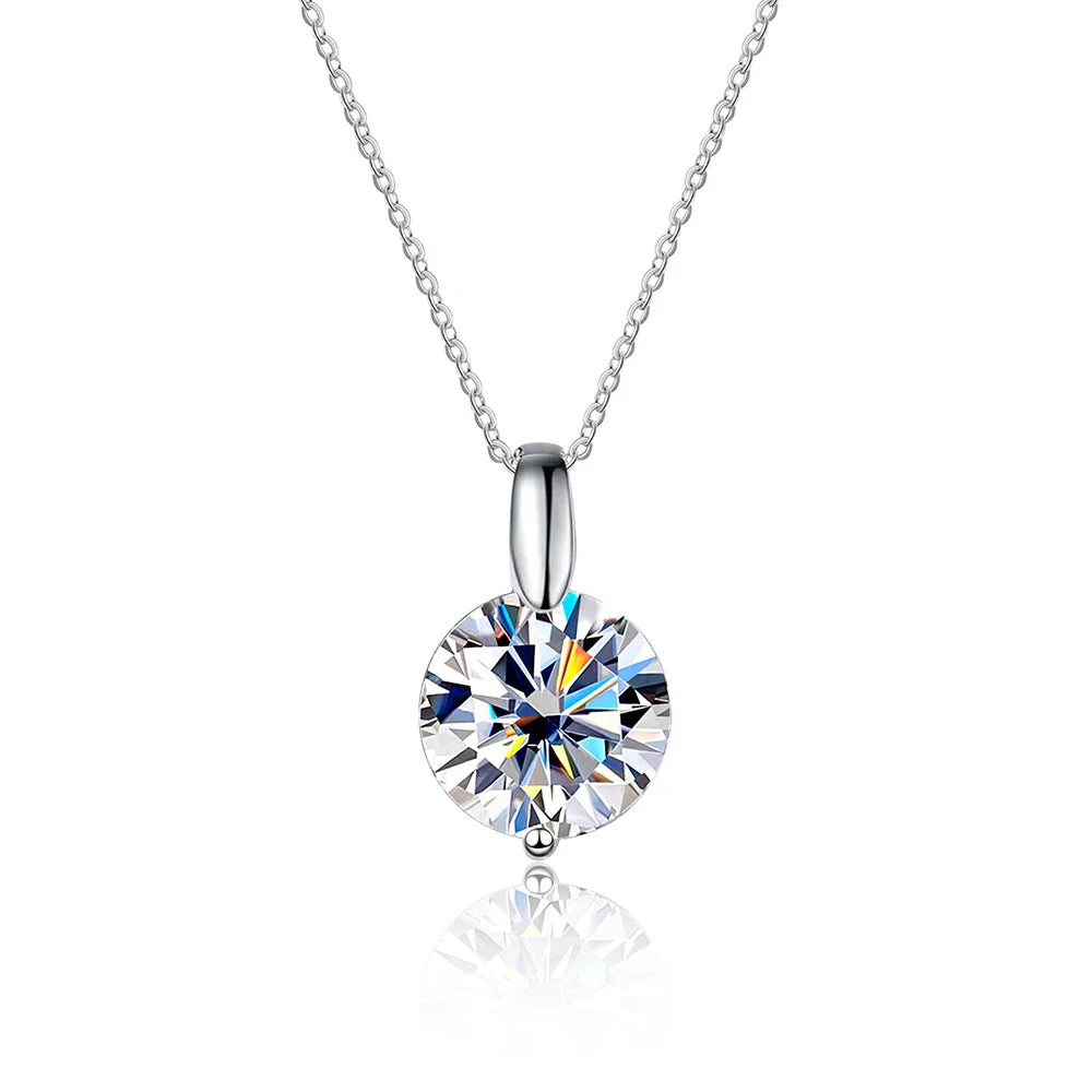 D VVS1 Moissanite Necklace Diamond Pandent 1-3ct GRA Certified s925 Sterling Silver 18k Necklaces for Women Dainty Gift