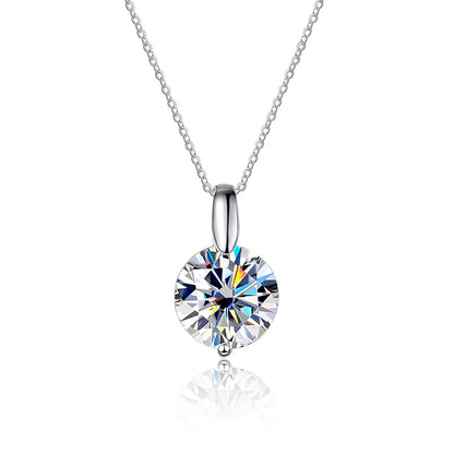 D VVS1 Moissanite Necklace Diamond Pandent 1-3ct GRA Certified s925 Sterling Silver 18k Necklaces for Women Dainty Gift