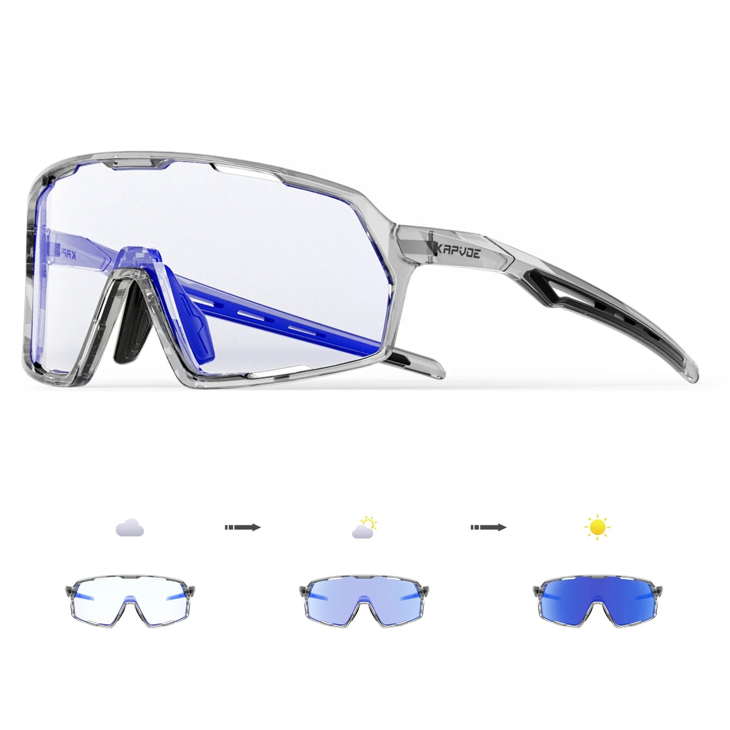 Photochromic Sunglasses Man MTB Climbing Glasses Outdoor Sports Bike Cycling Glasses Women Driving Bicycle Goggles UV400
