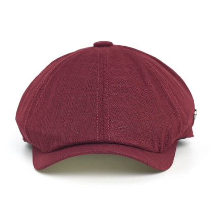 Spring Summer Breathable Mesh Newsboy Caps Men Woman Casual Beret Flat Ivy Cap Soft Solid Driving Fashion Peaked Cap Unisex