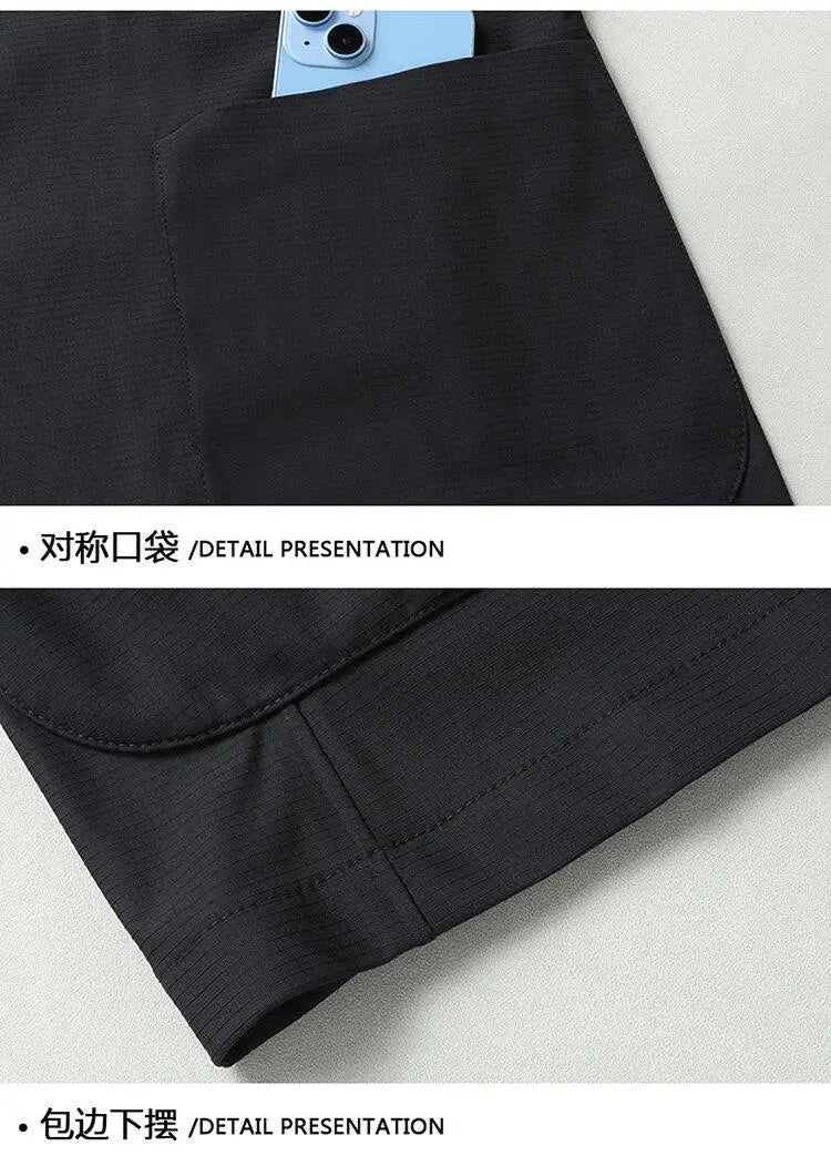 2025 Summer Ice Silk Thin Sunscreen Suit Jackets for Men Classic Business Casual Blazers Wedding Social Dress Coat Men Clothing