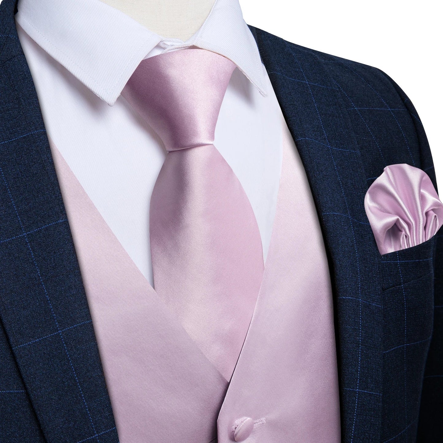 Wedding Party Green Men's Vest Shirt Accessories Fashion chaleco hombre for Man Four Seasons Wear Wholesale Necktie Handkerchief