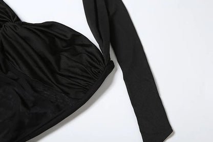 Halter Mesh Patchwork Dress Women Summer Trend Off Shoulder Backless Ruched Ribbon Midnight Prom Party Hipster Vestidos