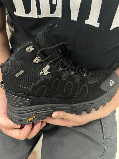 High-Top Men Hiking Boot Winter Outdoor Shoes Lace-Up Non-slip Outdoor Sports Casual Trekking Boots Man Waterproof Suede