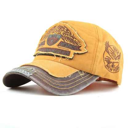 Unisex Washed Cotton Peaked Cap Fashion Letters Adjustable Snapback Baseball Caps For Men Women Hip Hop Dad Trucker Hat Bonnet
