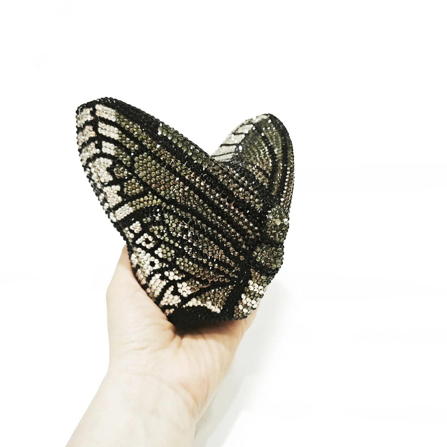 Butterfly Shaped Rhinestone Evening Bags Women Luxury Gorgeous Classy Sparkling Rhinestone Clutch Purses Wedding Party