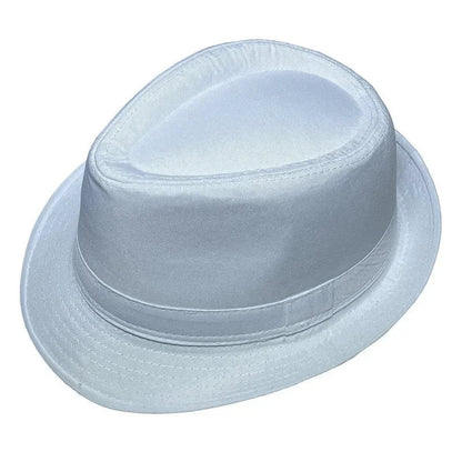 Summer Solid Bright Color Sun Hat British Jazz Hat Top Hat Men's Top Hat Winter Middle-aged and Elderly Jazz Warm Hat Fedora Hat