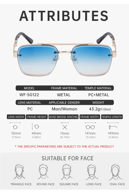 Retro Square Sunglasses For Men Sunscreen Vintage Sunglasses Women Trendy And Fashionable Fashion Glasses Gafas De Sol Hombre