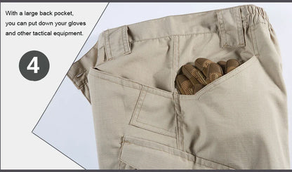 IX9 City Tactical Cargo Pants Men Hiking   Hunting Pants Cotton Many Pockets Stretch Flexible Man Trousers XXXL