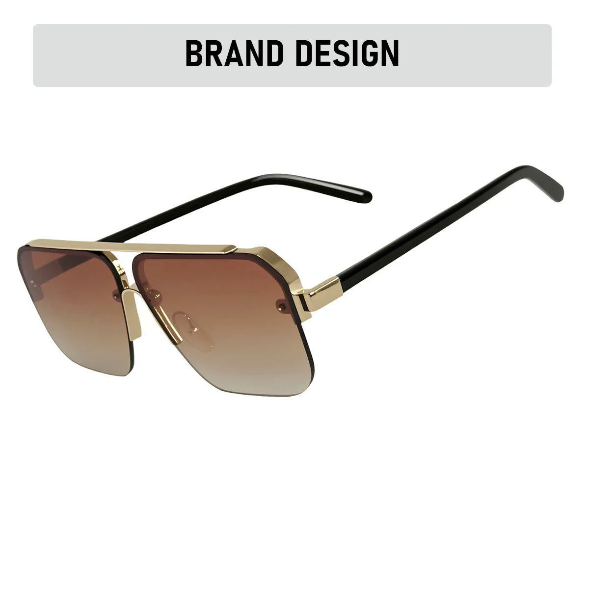 Luxury Square Sunglasses Women UV400 Protection Sunglass Men Vacation Fashion Glasses Gafas De Sol Hombre Lunette Soleil Femme