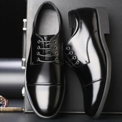 Round Toe Lace Up Business Social Shoe for Men Casual High Quality Fashion 2025 Style New Spring Autumn Dress Loafers Shoes Man