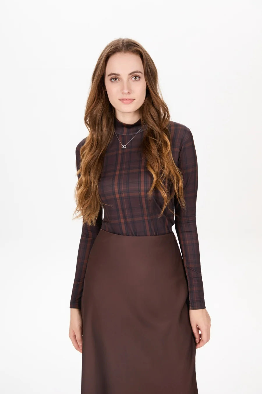 AS AW25  classic high quality Satin skirt adjustable waist skirt all season woman clothing