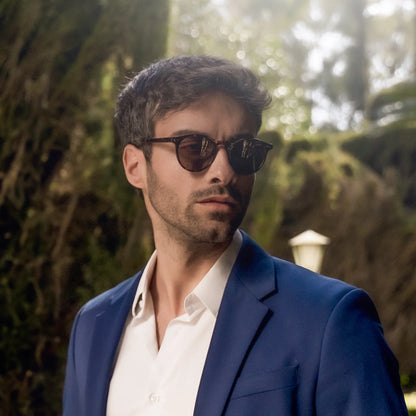 2026 Fashion Round Polarized Sunglasses Women Uv400 Protection Shade High-quality Acetate Retro Sun Glasses ZS6215