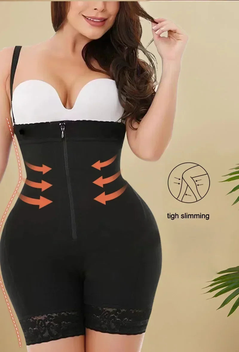 Colombiana Girdle Full Body Shaper Lift Up Butt Lifter Bodysuits Tummy Control Panties Waist Trainer Thigh Slimmer