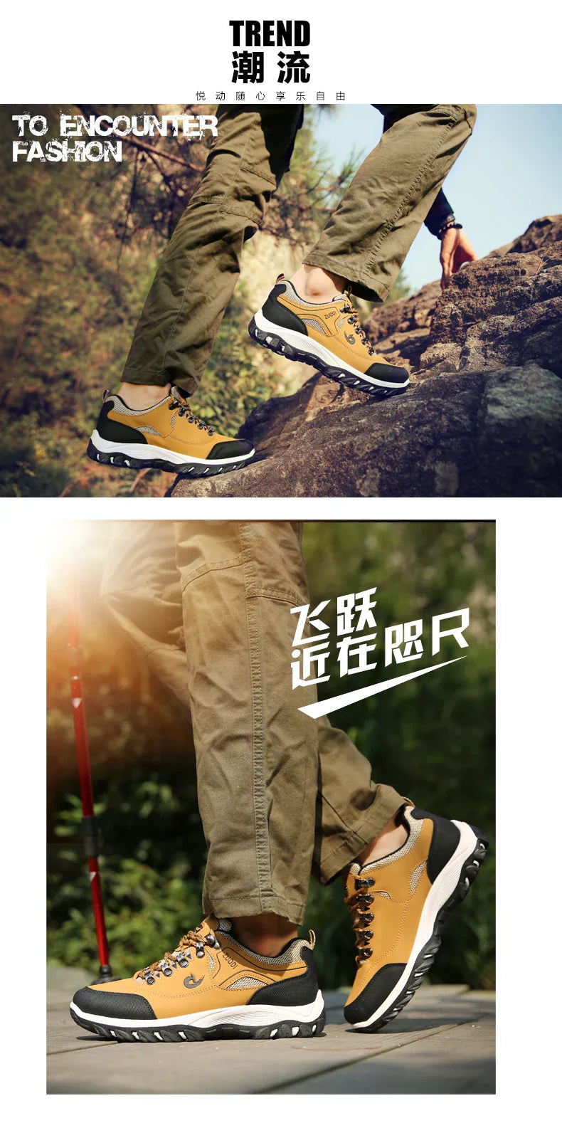 Men's leather Casual Shoes, Men's Sports Shoes, Spring,Autumn,Winter Shoes, Men's Tennis lightweight Wear-resistant Hiking Shoes