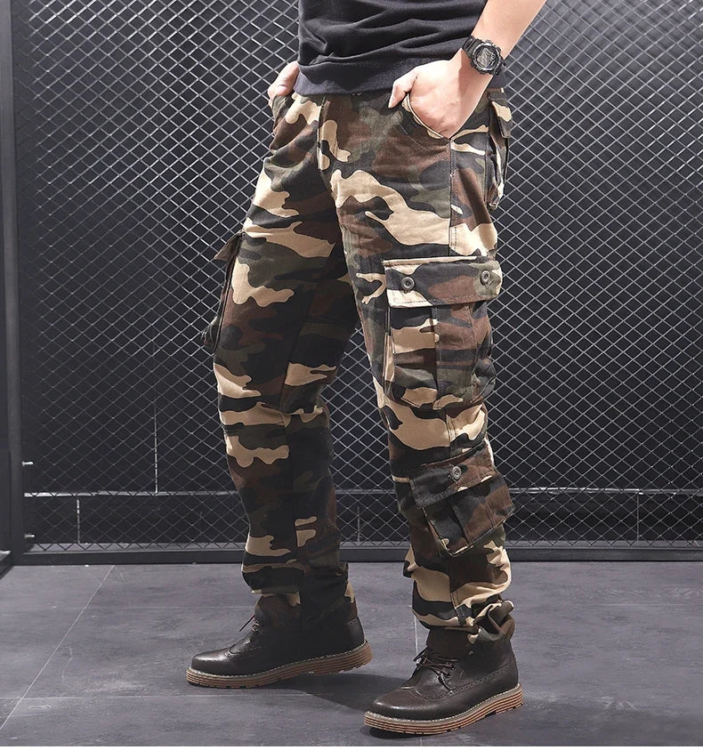 Men's Cargo Pants Men Camouflage Sweatpants Amazon Joggers  Sports Joggers Loose Fit Streetwear Male Hiking Pants