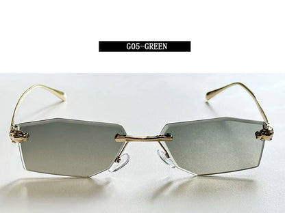 2026 Rimless Sunglasses Women Vintage Luxury Fashion Glasses Shades Dropshipping Luxe Lentes De Sol Mujer Lunette Soleil Femme