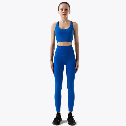 Nylon Yoga Clothing Gym Fitness Leggings Sports Bra Short Sets High Waist Elastic Women Clothing 3 Types 12 Colors
