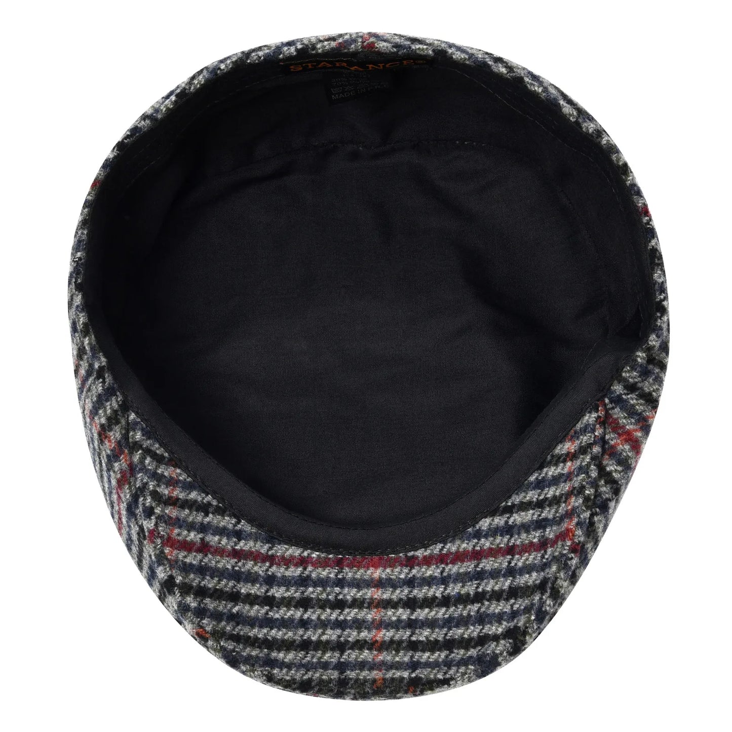 Men's Herringbone Flat Ivy Newsboy Hat Wool Blend Gatsby Cabbie Cap