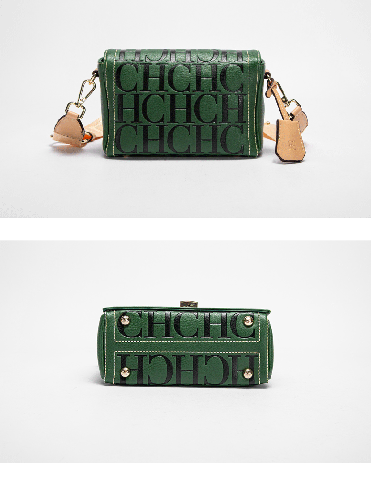 Letter Printing Design Fashion Classic Exquisite Craft Ladies Shoulder Bag PU Material Simple Women's Crossbody Bag