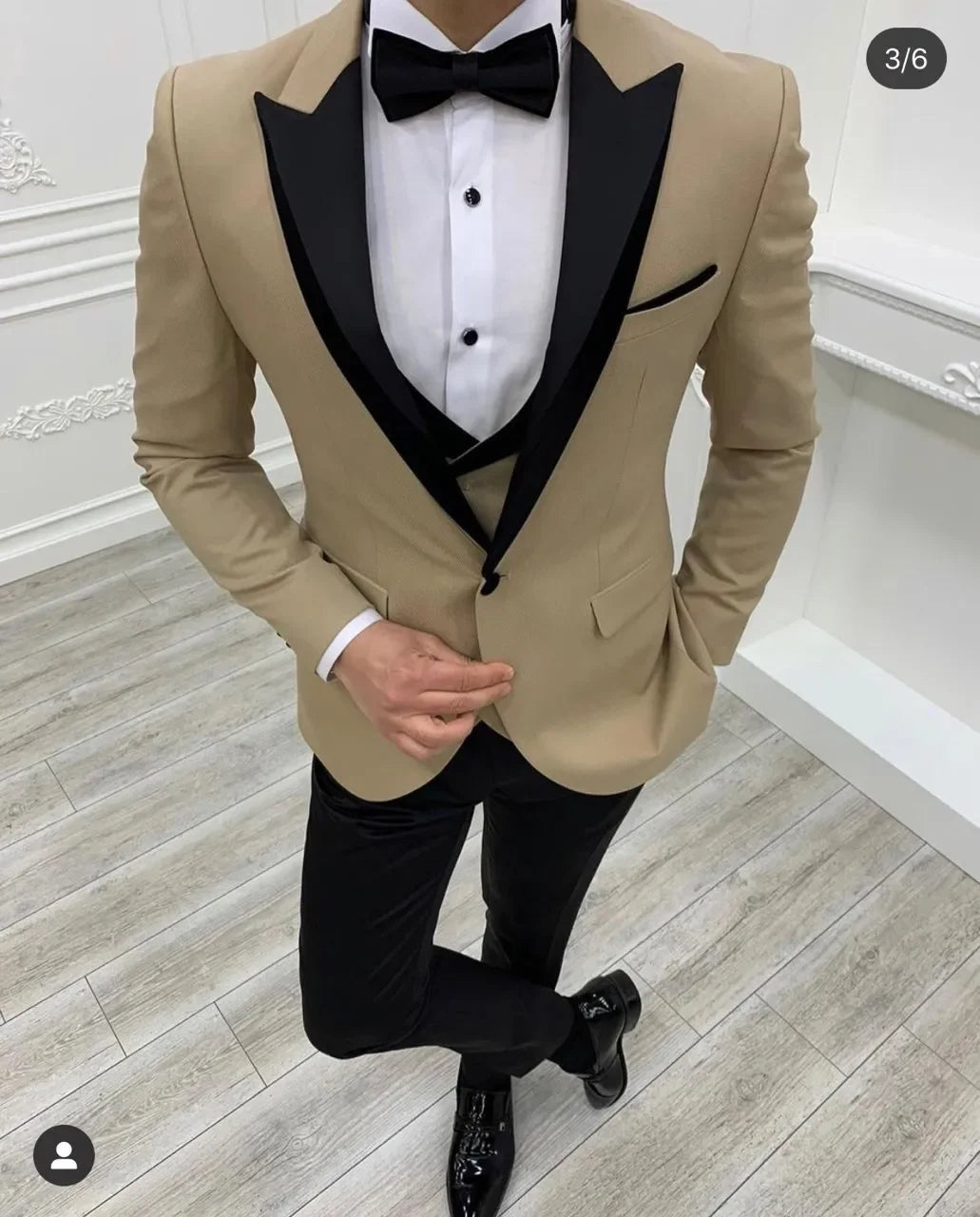 Costume Homme Red Men Suit 3 Pieces Wedding Dress Tuxedos Slim Fit Groom Prom Party Blazer Hombre Terno Masculino Slim Fit