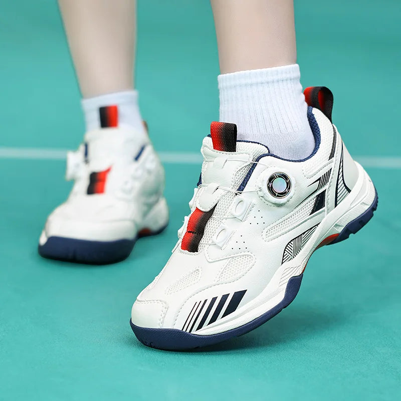 Table Tennis Shoes for Men and Women, Fashionable Badminton Shoes for Women, with Rotating Buckle, Breathable and Non-Slip, Badminton Shoes, Casual Sports Shoes, Breathable Mesh Running Shoes, 2026 Trendy New Models, Sizes 36