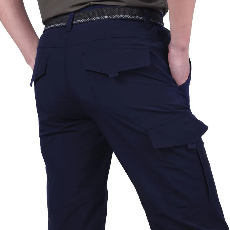 2024 new Tactical Cargo Pants Men Outdoor Waterproof SWAT Combat Camouflage Trousers Casual Multi Pocket Male Work Joggers