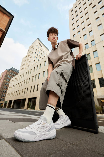 Men board Shoes Balanced Breathable Mesh Lightweight Cushioning Jogging Comfort Male Sneakers 672616615