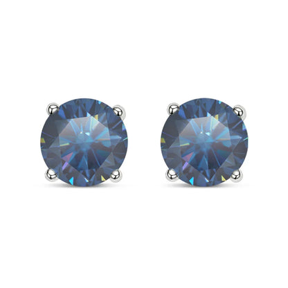 Moissanite Earring S925 Sterling Sliver Plated with 18k White Gold Earring for Women Man Sparkling Fine Jewelry