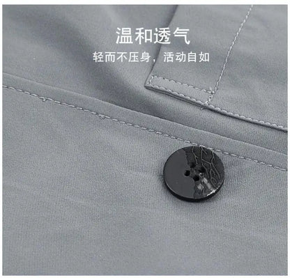 New Summer Man Thin Sunscreen Blazers Jackets Solid Business Casual Suits Coats Male Slim Elastic Blazers Jackets  Clothing 4XL