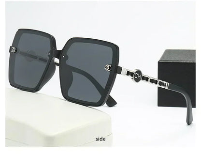 New Fashion Sunglasses for Women Hot Sale Polarized Large Frame Square Retro Sun Glasses Gradient Ladies Sunglass for Men UV400